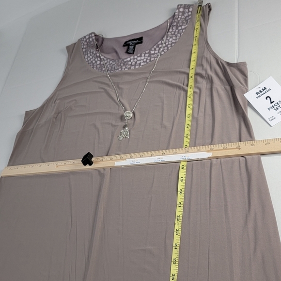 R&M Richards 7597W Short Plus Size 22W Jacket Dress - Picture 10 of 12